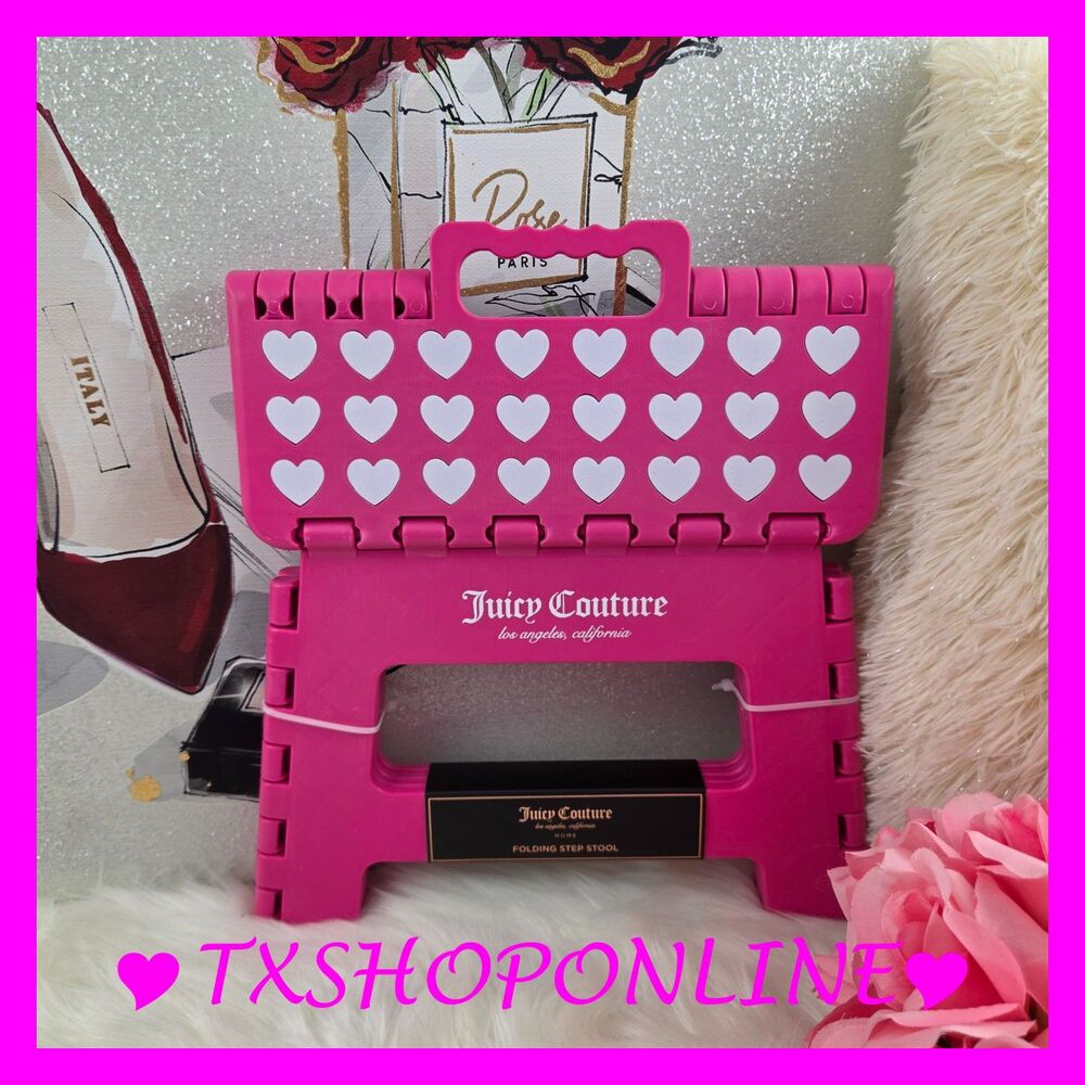 💕💕Juicy Couture Home Folding Step Stool 💕💕 NWT - Picture 4 of 6